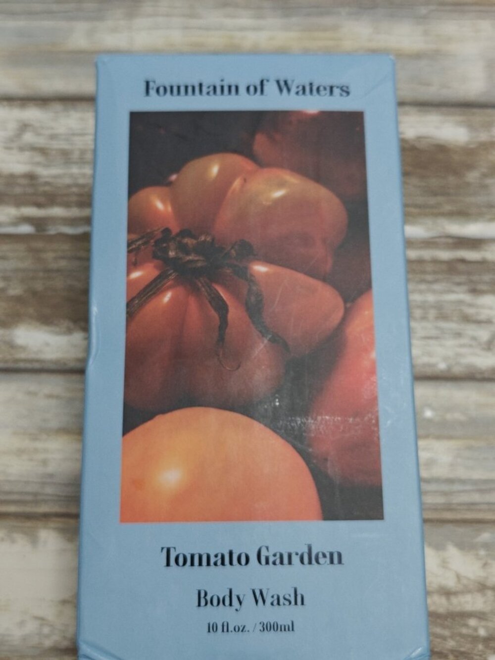 Fountain of Waters Tomato Garden Body Wash Natural Skin Care 10 oz Pump Bottle